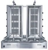 2 Commercial Vertical Broilers - 8 Burners
