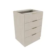 25" 4 Drawer Base Cabinet - Dyerector