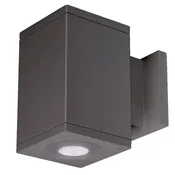 W.A.C. Lighting LED Wall Sconce in Graphite from the Cube Arch collection - DC-WS0517-S927S-GH