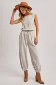 Donovan Drawstring Active Jumpsuit