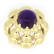 Amethyst Bubble Ring