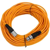 100 Ft XLR Microphone Cable - Orange