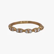 14KT Gold Yellow 0.42CTW Diamond Wedding Band