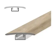 Dijon Oak 0.28 in. T x 94.49 in. L x 1.78 in. W Vinyl T-Molding/Reducer for Luxury Vinyl Flooring