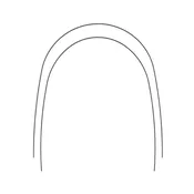 (10ct) Solitaire Stainless Steel (SS) Archwires, Natural, Single Pack