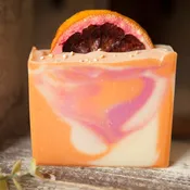 Handcrafted Blood Orange Goji Berry Bar Soap