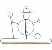 6" Snowman Dowel Holder 66627