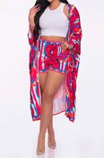 Cardigan and Shorts Set