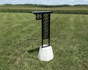 Concrete Base No Mailbox
