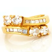 #15583 Daffodil Diamond Ring
