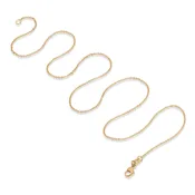 14Ky Gold (1.3mm) Light Cable Necklace