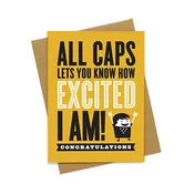 All Caps - So Excited!
