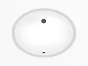 25" Solid Surface Vanity Top with Oval Porcelain Bowl