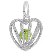 08 HEART BIRTHSTONE AUG