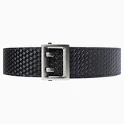 Basket Weave Duty Ratchet Belt, Nickel Buckle, 2.25" [57mm]