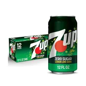 7up Zero Sugar 7up Can 12oz/12pk X 2 (24pk) Case