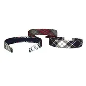 1″ Flat Headband Blackwatch Plaid