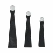 10" / 12" / 14" Liege Resin Bottles (Set of 3) - Black Quartz
