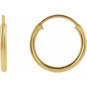 14K Yellow Huggies