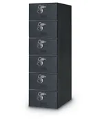11 1/2 x 18" x 38" Quiet 6 Door Economy Locker