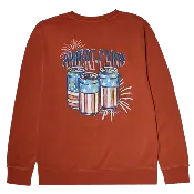 Ameri-Cans Crew Red Fleece
