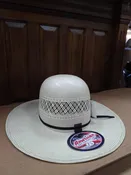American Hat Co. Straw Hat #1011S-2CBLK