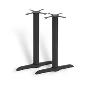 Metal Table T-Base (Set of 2) – Black