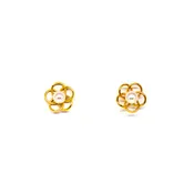 Akoya Flower Pearl Earrings