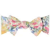 Copper Pearl Knit Headband Bow - Lark
