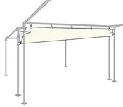 10' Rain Gutter for West Coast Frame Tent