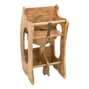 3-in-1 Hickory Wood High Chair | WB