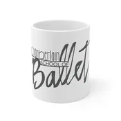 CSB Logo Coffee Mug - White (11 oz) — Chamberlain School of Ballet
