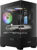 GAMDIAS Micro-ATX Tower Computer Case with Tempered Glass