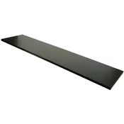 12in.x 48in. Wood Melamine Shelf Black - Box of 4