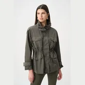 MOCK NECK EMBELLISHED JACKET