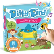 Action Songs Ditty Bird Musical Board Book | USB-C Rechargeable