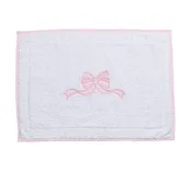 3 Marthas Bow Applique Bath Mat