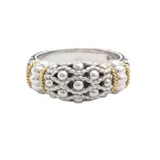 Andrea Candela 18kt and Sterling Silver Ring, La Carona