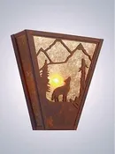 Bark at the Moon Vegas Sconce