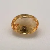 1.14ct Oval Natural Topaz (Colour Yellow, Clarity Eye Clean, Cut Faceted)