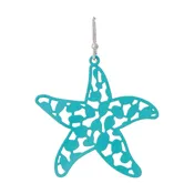 Aqua Dotty Starfish Earrings