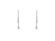 Dangling Diamond Drop Earrings - Gold 'N I