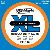 D’Addario  EXL110  Electric XL Reg Lite .010