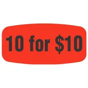 10 for $10.00   Label | Roll of 1,000