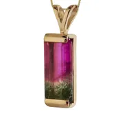 Watermelon Tourmaline Pendant