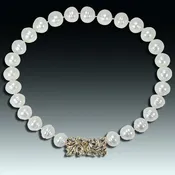 “Acanthus Pearls” South Seas pearls and 14k gold