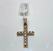 10K 2.60CT Cross Charm