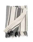 100% Cotton Throw With Fringes 10110