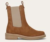 Frye Chelsea Phoebe Suede Boot in Caramel
