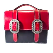 m27 Navy Red Suede Lined Case